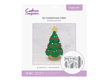 Crafter’s Companion Stamp & Dies - 3D Christmas Tree