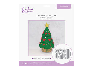 Crafter’s Companion Stamp & Dies - 3D Christmas Tree