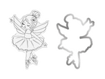 Crafters Companion Stamp & Die - Ballerina Fairy