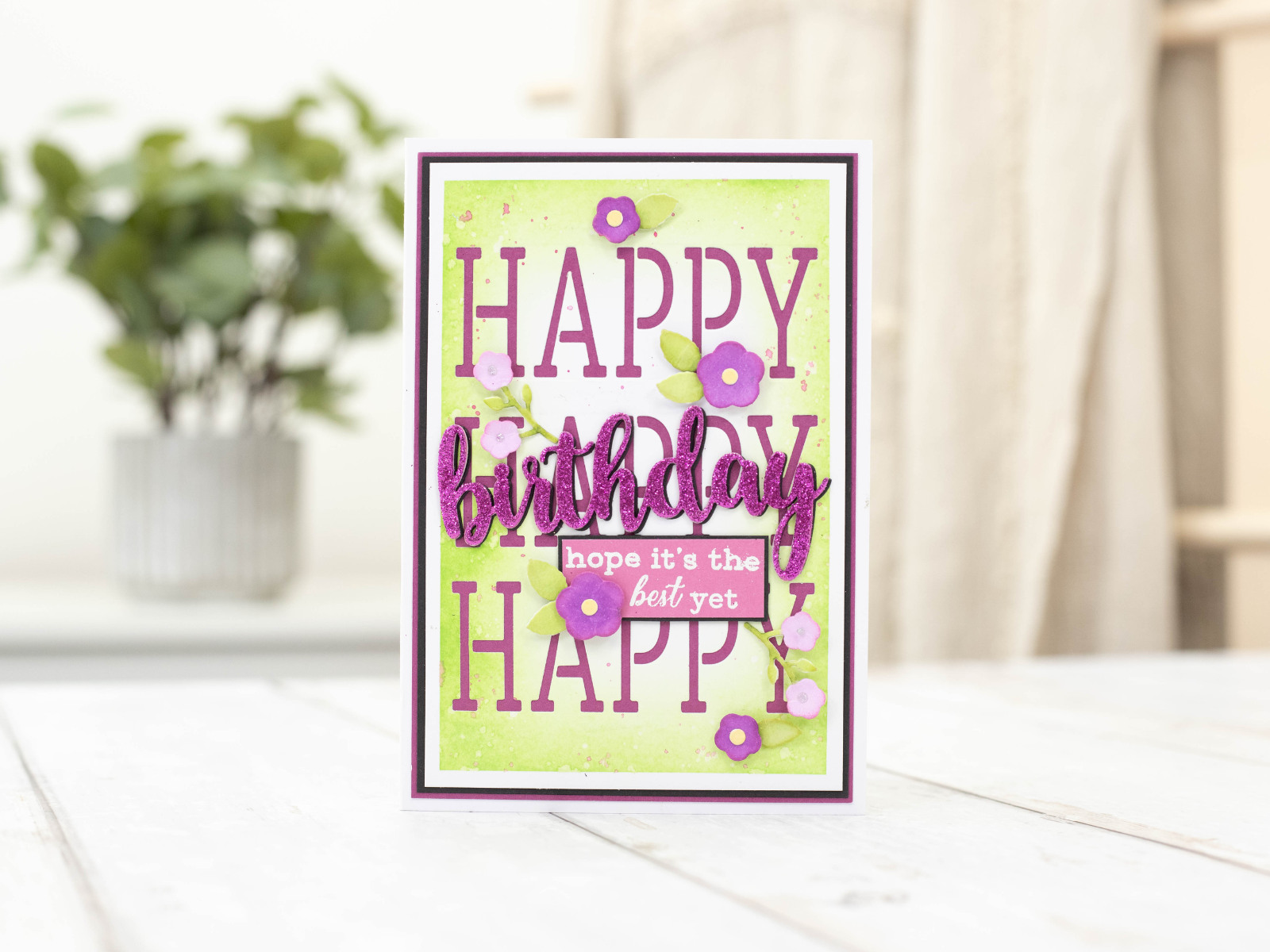 Crafter's Companion Stamp & Dies - Best Birthday