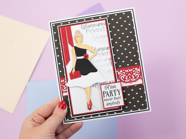 Crafters Companion Stamp and Die Set - Chic
