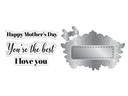 Crafter's Companion Stamp & Die - Happy Mothers Day