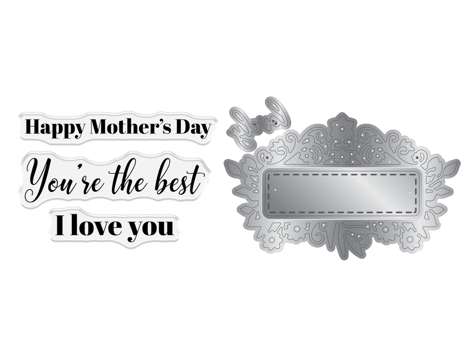 Crafter's Companion Stamp & Die - Happy Mothers Day