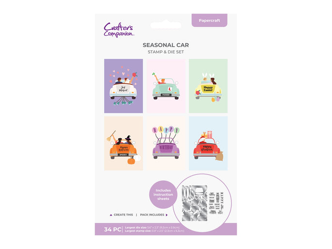 Crafter's Companion Stamp & Die - Seasonal Car