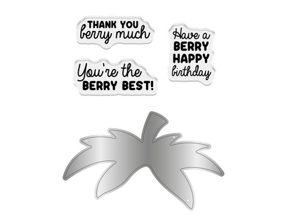 Crafter’s Companion Stamp, Die and Template - The Berry Best