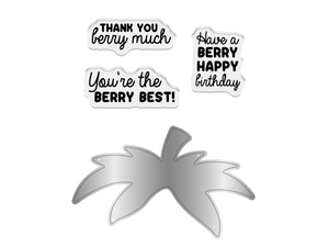 Crafter’s Companion Stamp, Die and Template - The Berry Best