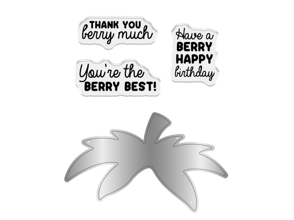 Crafter’s Companion Stamp, Die and Template - The Berry Best