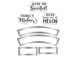 Crafter’s Companion Stamp, Die and Template - One in a Melon