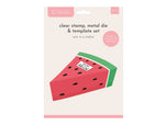 Crafter’s Companion Stamp, Die and Template - One in a Melon