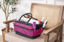 Crafters Companion Deluxe Tote - Raspberry Cheetah