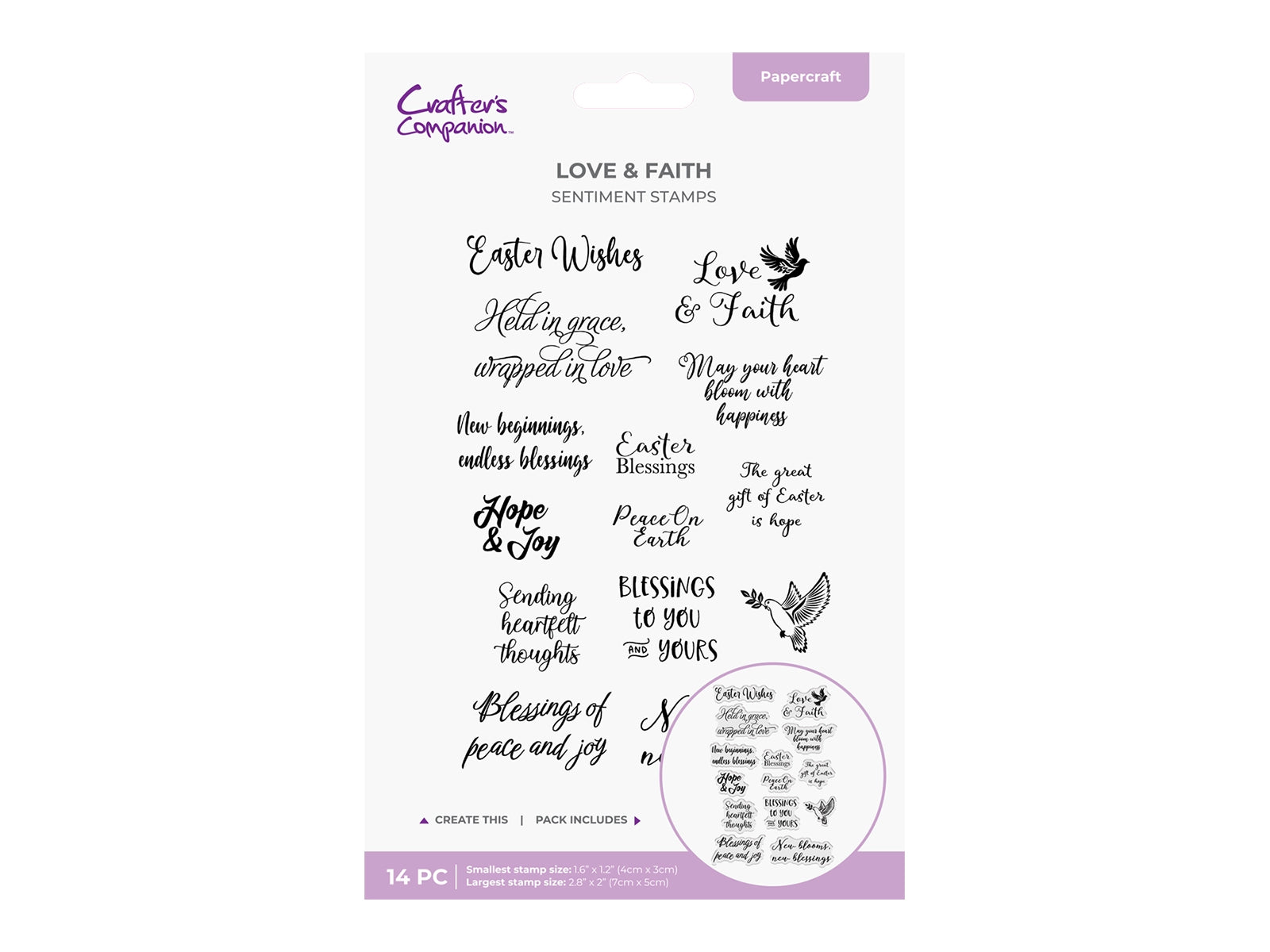 Easter Sentiment Stamp Set