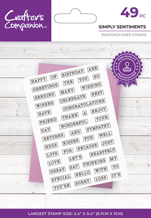 Crafter's Companion Floral Collage Stamp – Simply Sentiments