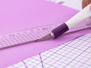 Crafters Companion - Metal Edge Acrylic Ruler (12”)