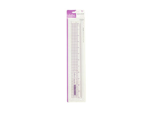Crafters Companion - Metal Edge Acrylic Ruler (12”)