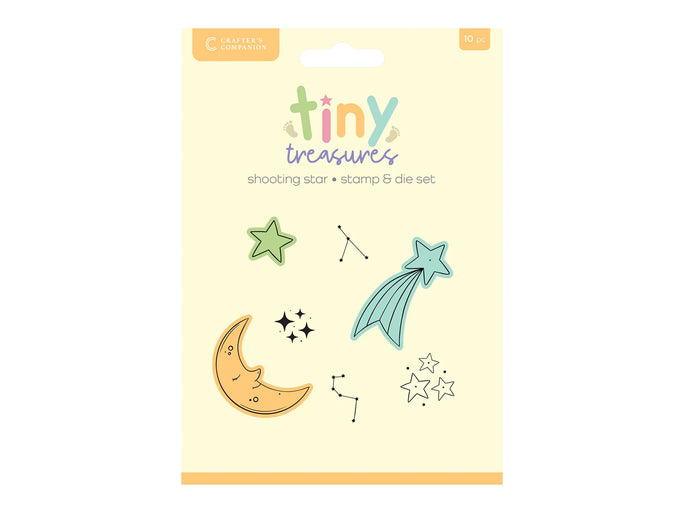 Crafter’s Companion Tiny Treasures Collection Stamp & Die - Shooting Star