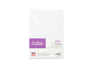 Crafter's Companion - 5"x7" White Card & Envelopes 50pk