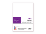 Crafter's Companion A5 White Card & Envelopes - 50 Piece