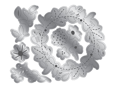 Wildwood Whimsy - Foliage Wreath Metal Die Set