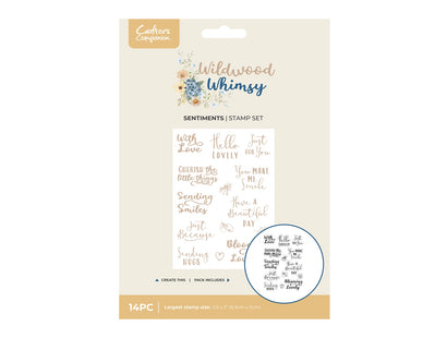 Wildwood Whimsy - Whimsical Sentiments Stamp Set
