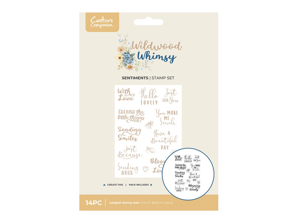 Wildwood Whimsy - Whimsical Sentiments Stamp Set
