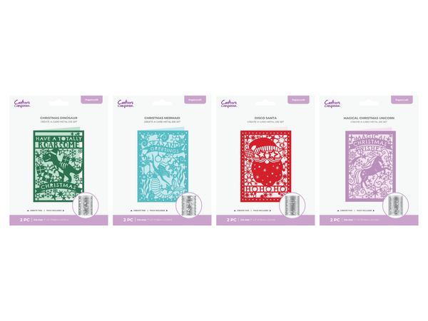 Christmas Create-a-Card Dies 4pc Collection