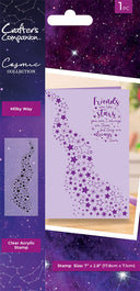 Cosmic Collection Clear Acrylic Stamp - Milky Way