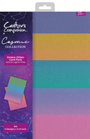 Cosmic Collection A4 Ombre Glitter Card Pack