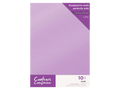 Crafter's Companion Glitter Card 10 Sheet Pack - Lilac