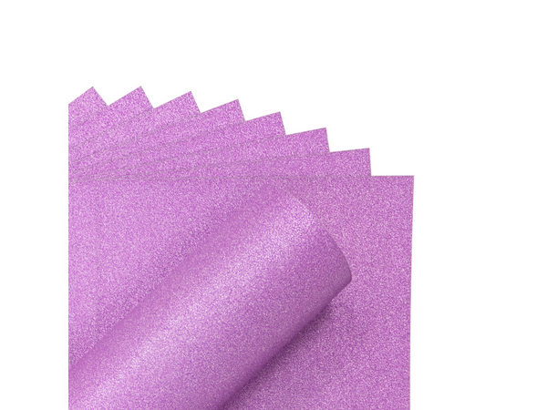 Crafter's Companion Glitter Card 10 Sheet Pack - Lilac