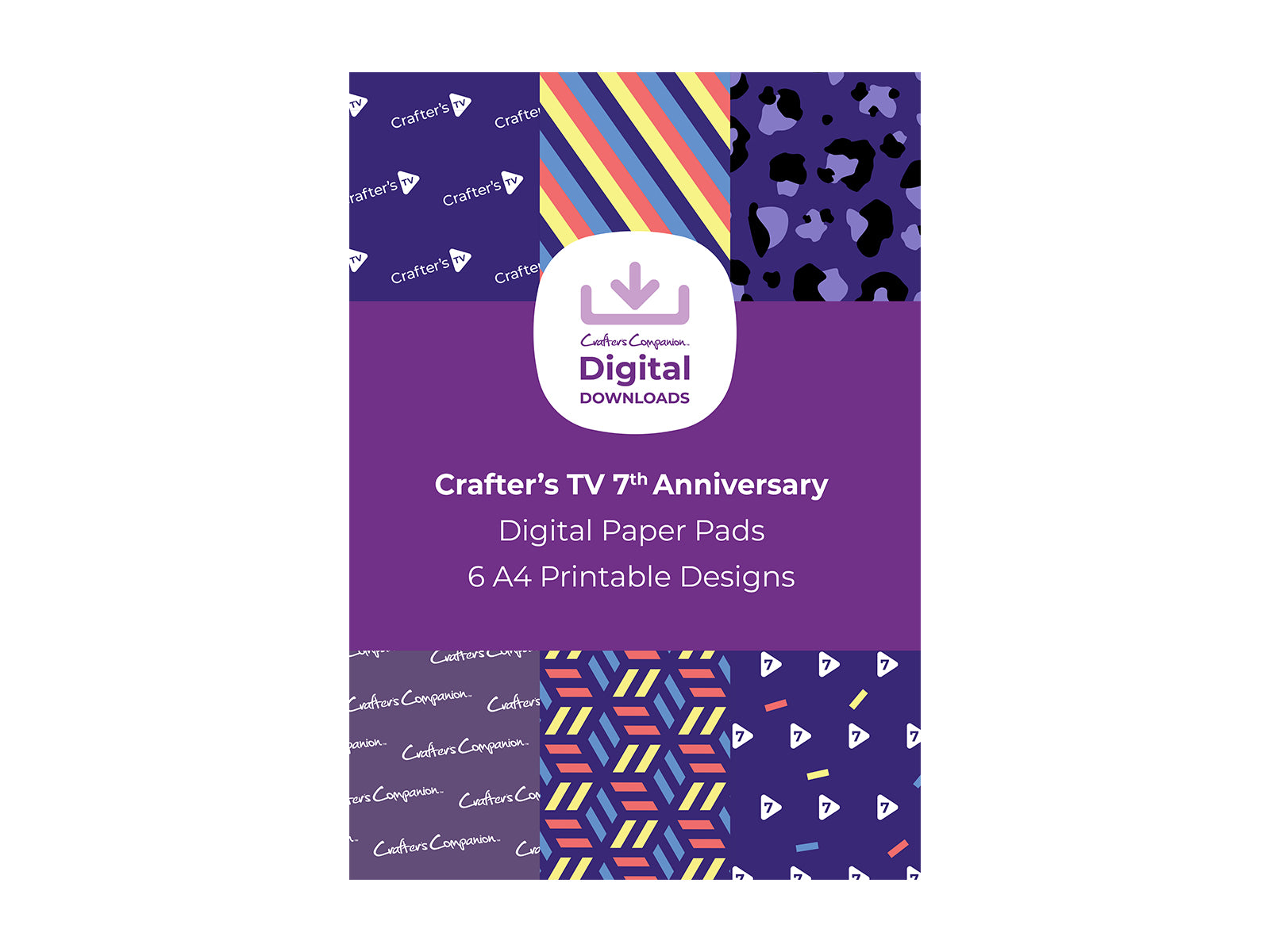 Crafter's TV 7th Anniversary - Digital Paper Pad