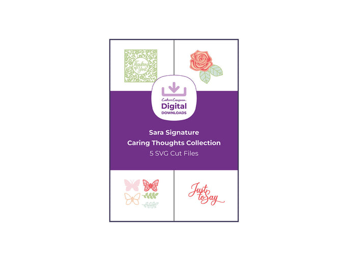 Sara Signature Caring Thoughts Collection - SVG Cut Files
