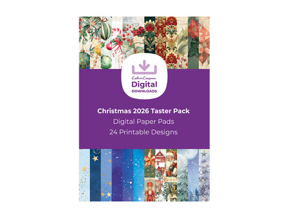 Christmas 2026 Taster Pack - Digital Paper Pad