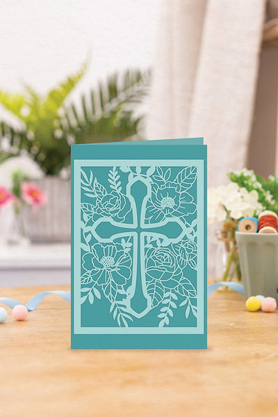 Crafter's Companion Easter Collection Dies- Floral Cross