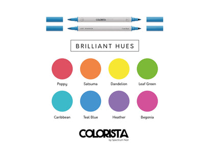Colorista - Art Marker - Brilliant Hues 8pc