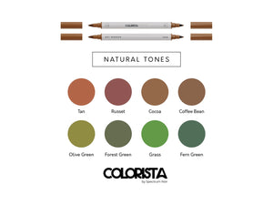Colorista - Art Marker - Natural Tones 8pc