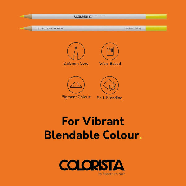 Colorista - Coloured Pencil - Bright & Vivid 12pc