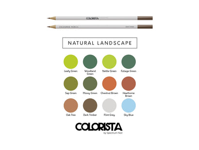 Colorista - Coloured Pencil - Natural Landscape 12pc