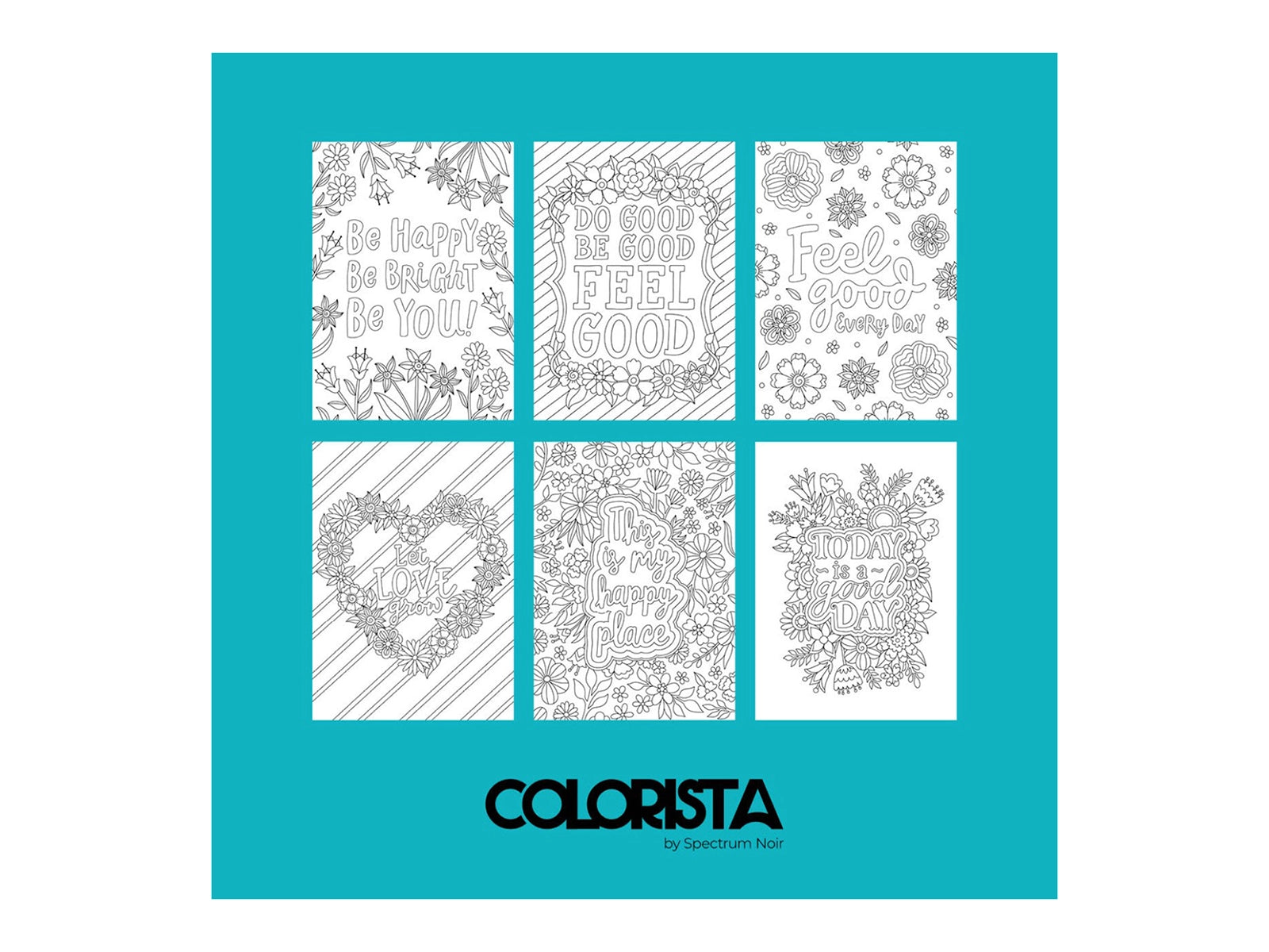 Colorista - Colouring Kit - Feelgood Florals 12pc