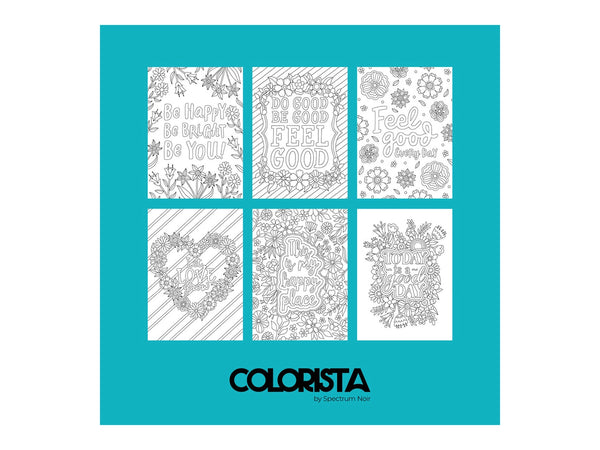 Colorista - Colouring Kit - Feelgood Florals 12pc