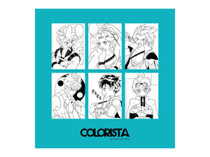 Colorista - Colouring Kit - Heroes of Manga 12pc