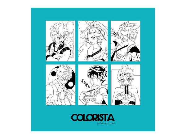 Colorista - Colouring Kit - Heroes of Manga 12pc