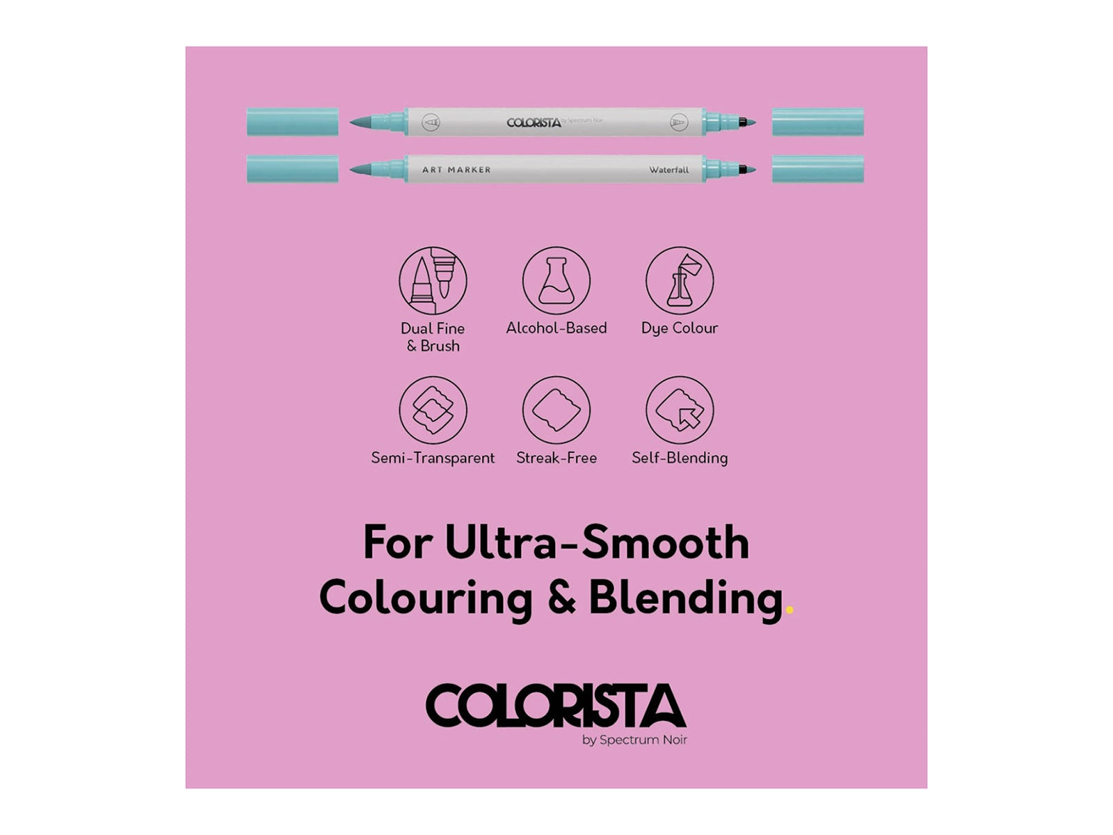 Colorista - Colouring Kit - Mindfully Calm 12pc