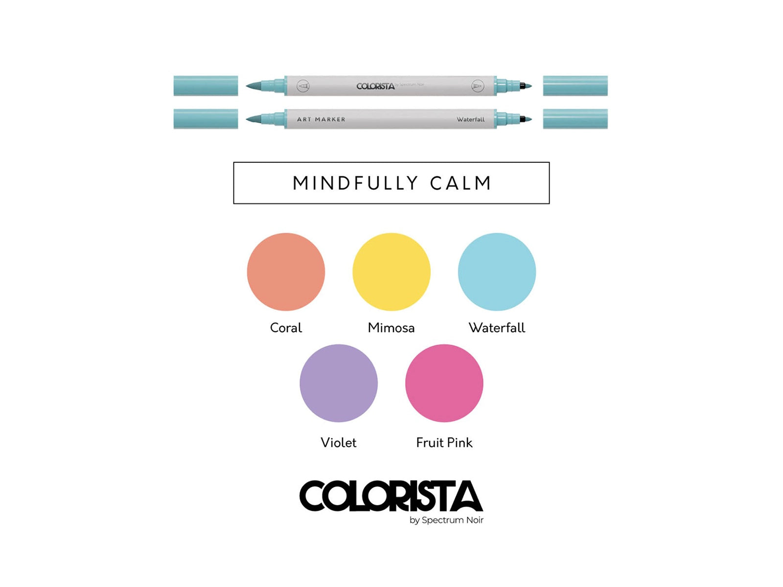 Colorista - Colouring Kit - Mindfully Calm 12pc