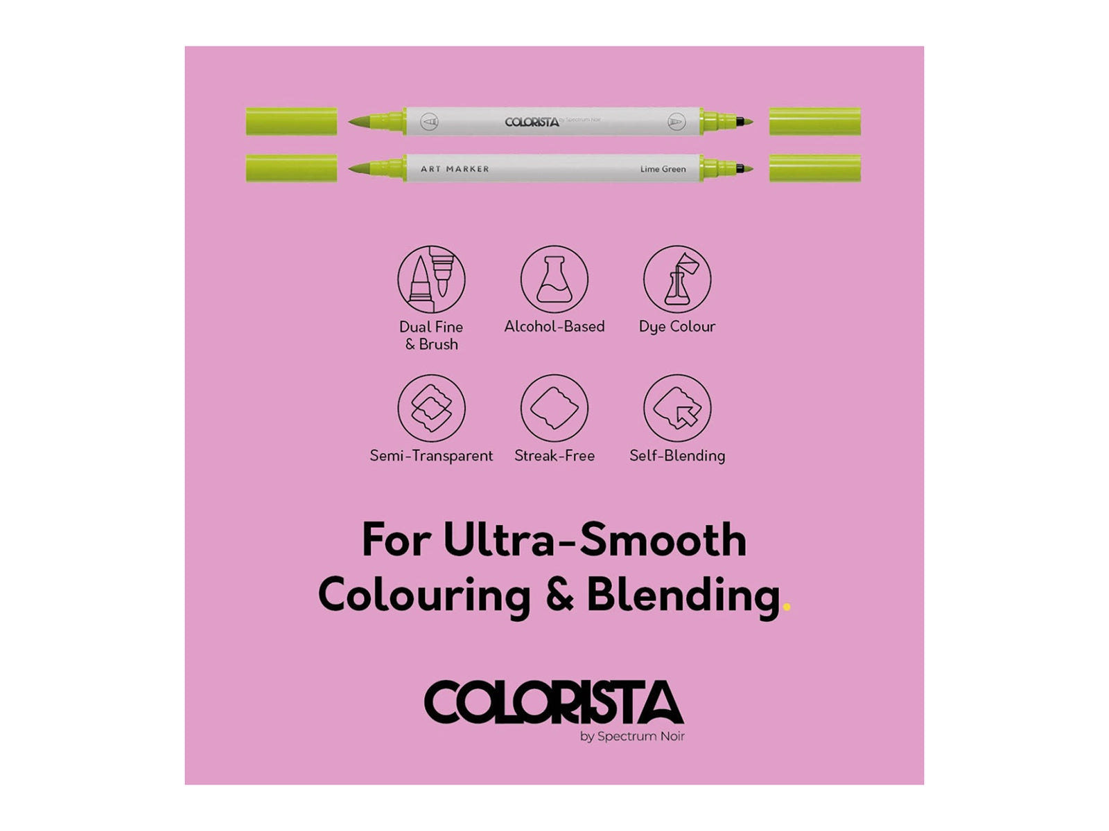 Colorista - Colouring Kit - Positive Vibes 12pc