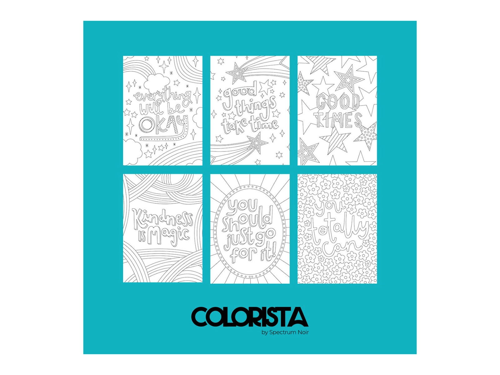 Colorista - Colouring Kit - Positive Vibes 12pc