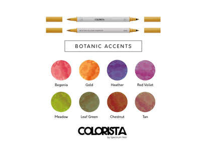 Colorista - Watercolour Marker - Botanic Accents 8pc