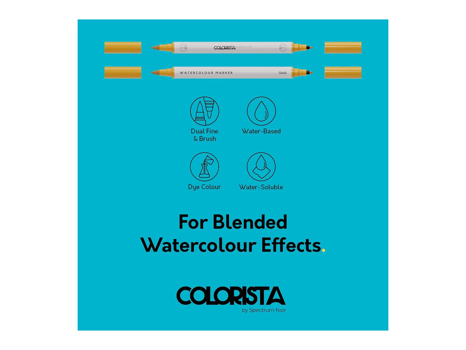 Colorista - Watercolour Marker - Botanic Accents 8pc