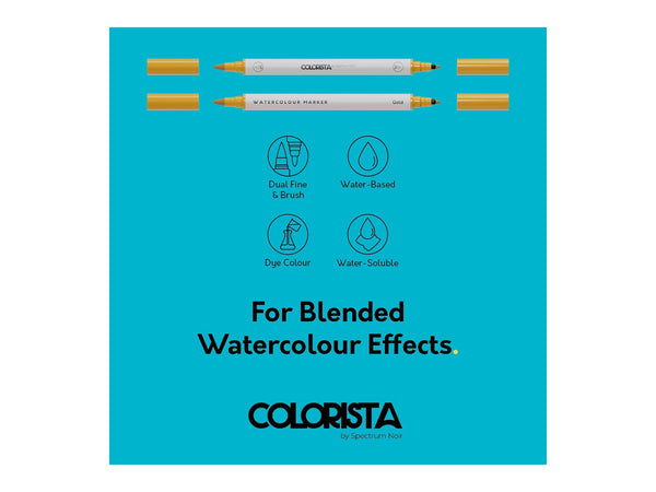 Colorista - Watercolour Marker - Botanic Accents 8pc