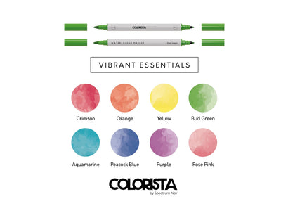 Colorista - Watercolour Marker - Vibrant Essentials 8pc