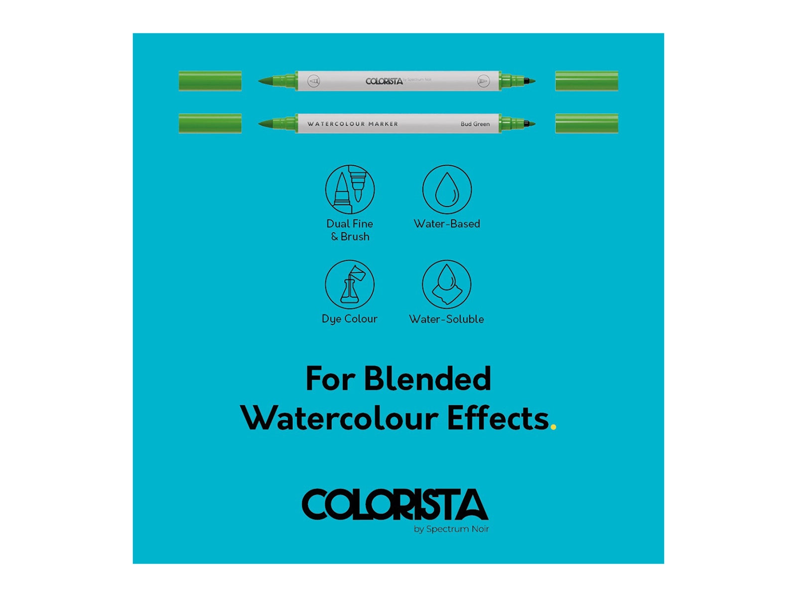 Colorista - Watercolour Marker - Vibrant Essentials 8pc